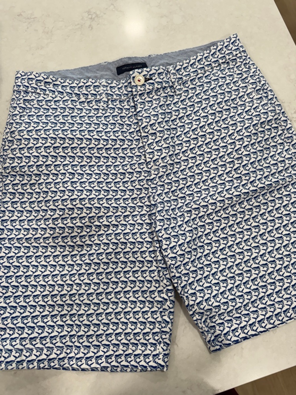 Tommy Hilfiger Men's Size 34 Blue Shark Shorts